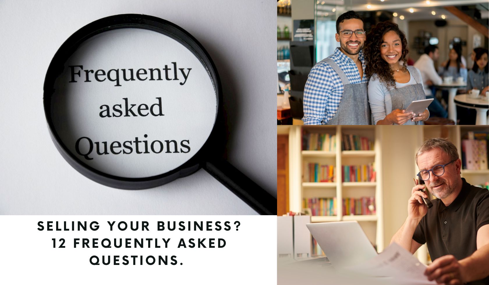 FAQ image with business owners