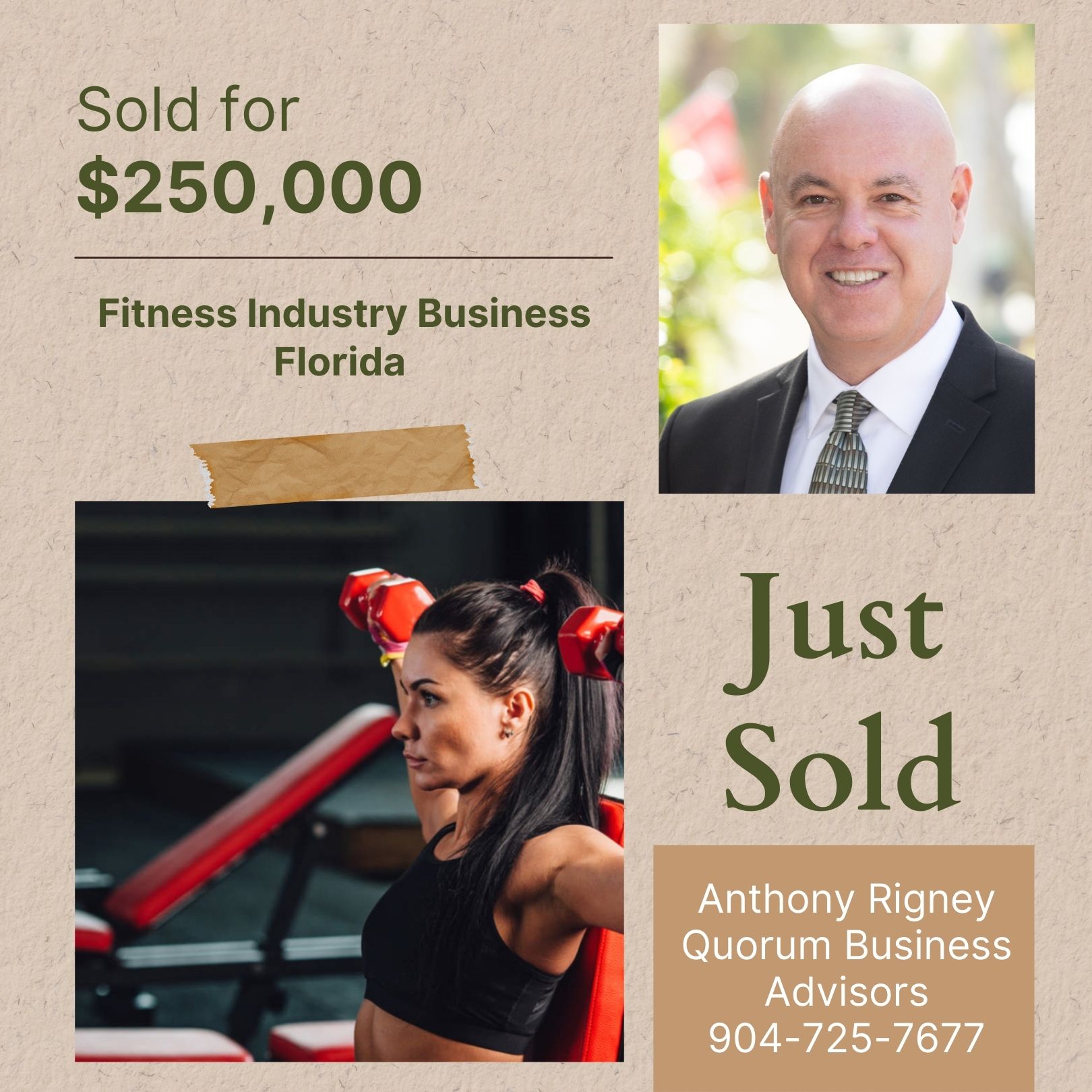 Featured image for “Just Sold: Fitness Industry”