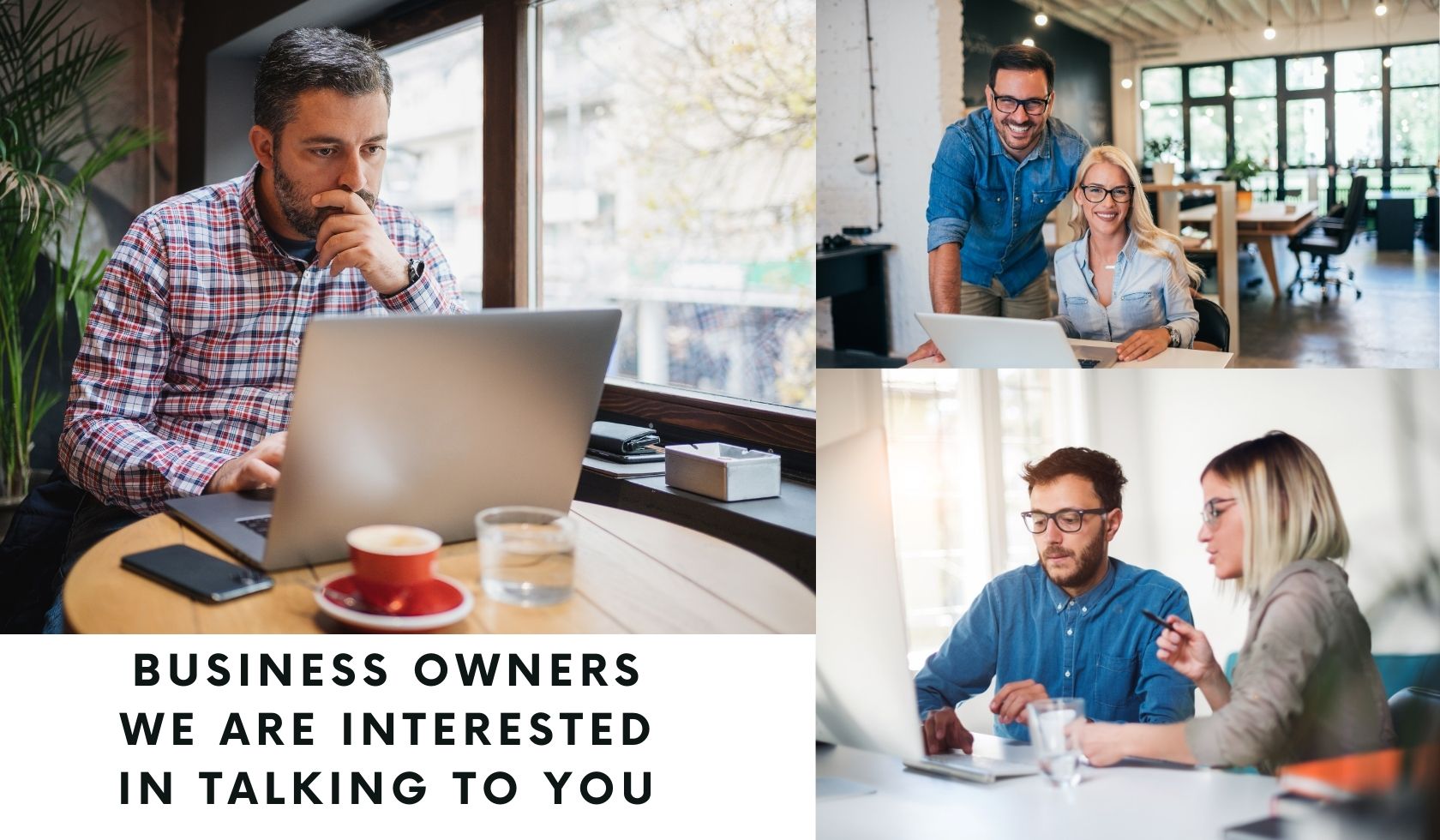 Photos of business owners
