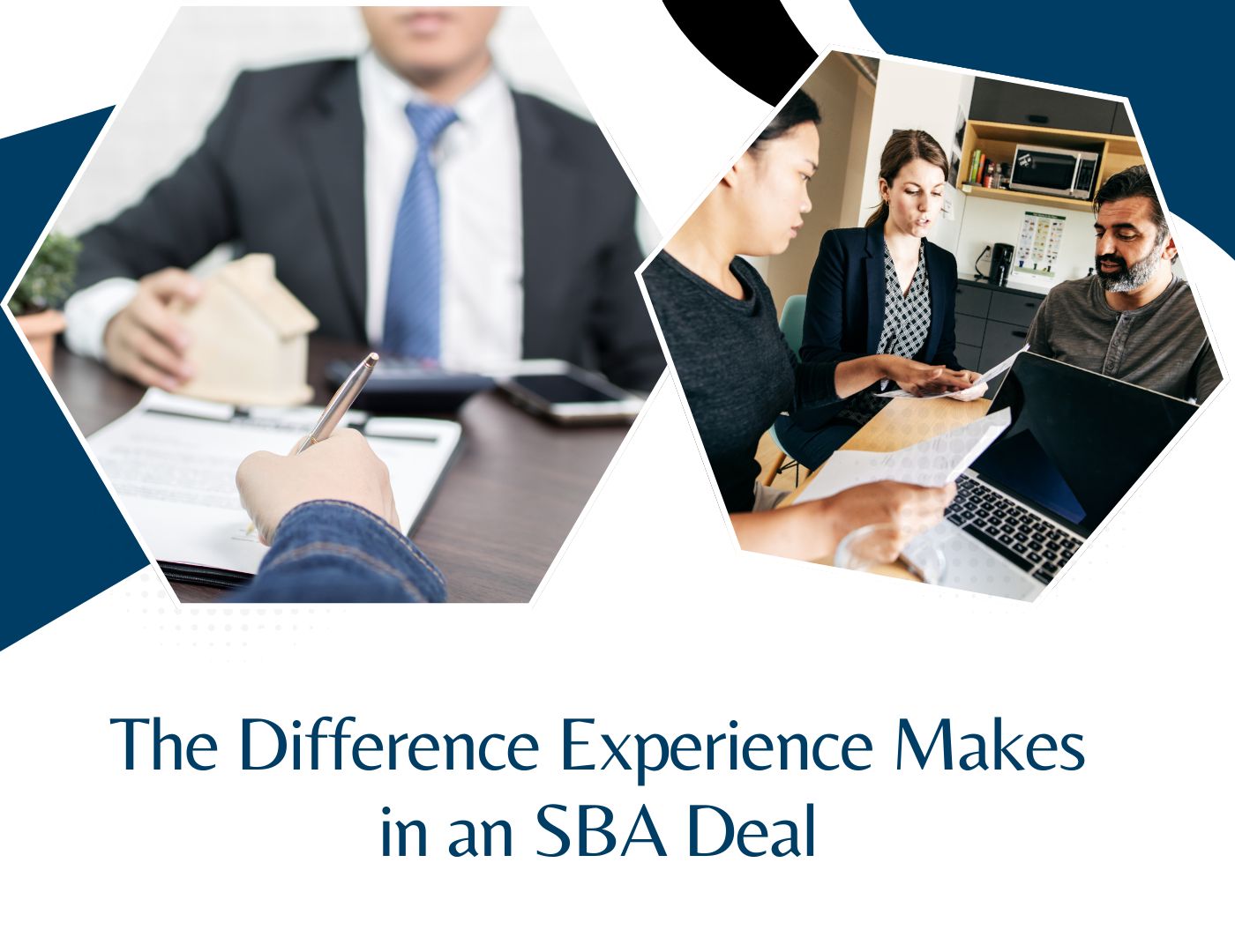 Lenders and borrowers sitting at a table