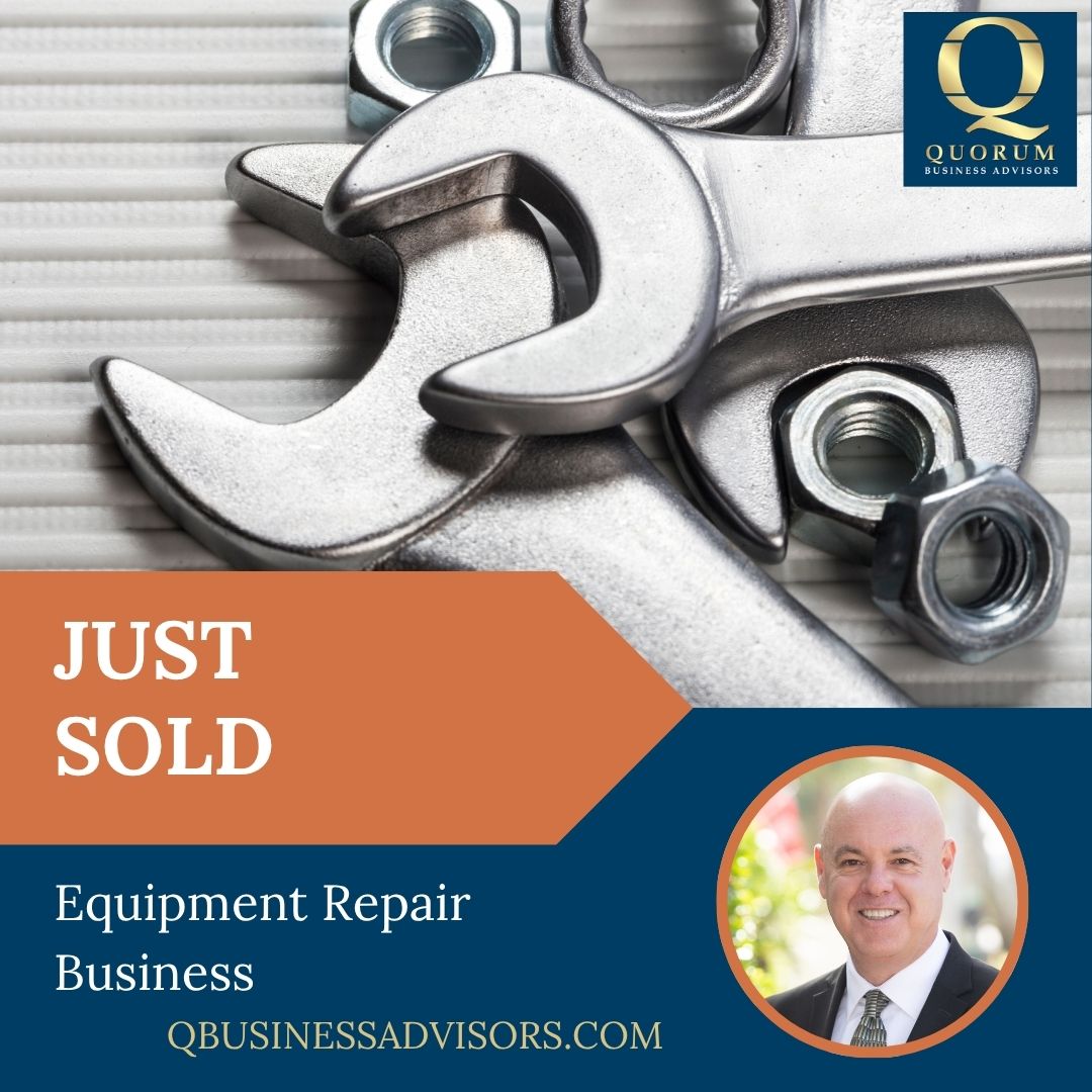 Featured image for “Sold! Equipment Repair Business”