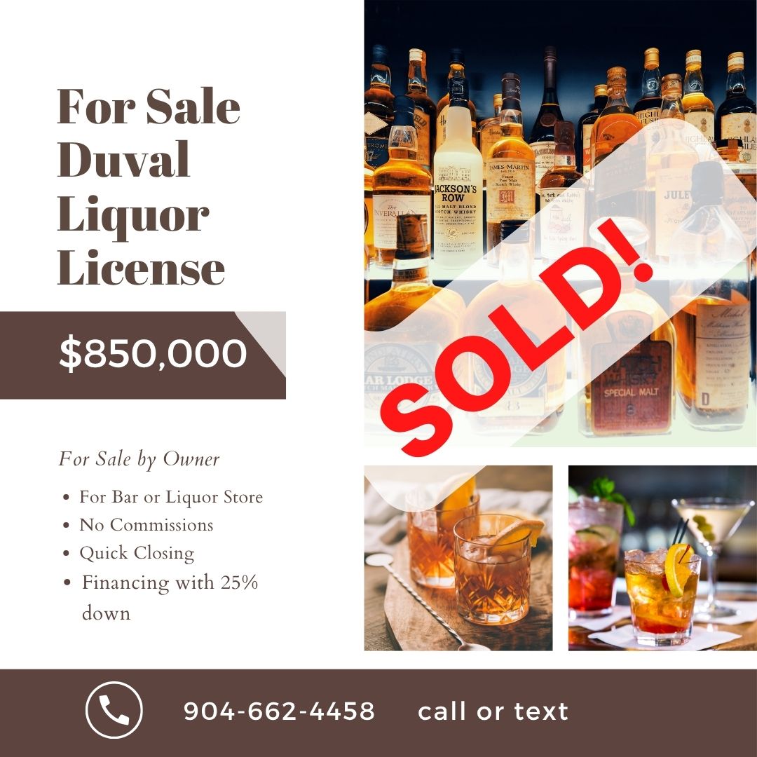 Featured image for “Sold! Duval 4COP Liqour License”