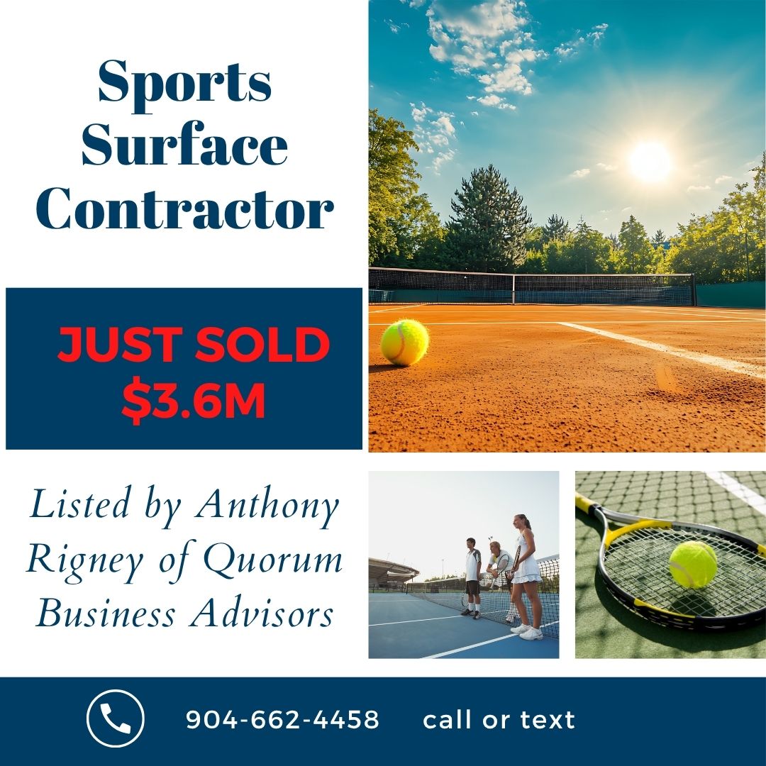 Featured image for “Sold! Sports Surface Contractor $3.6M”